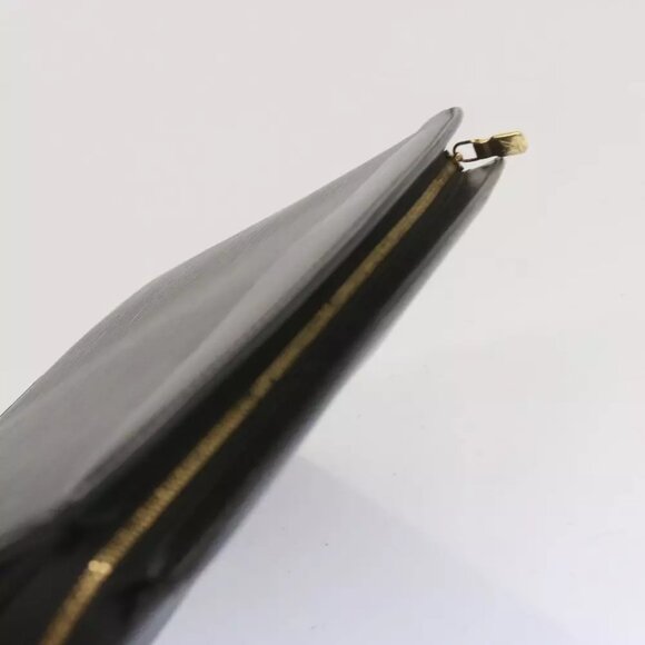 LOUIS VUITTON Epi Trousse Crete Clutch Bag Black M48402 LV Auth 68357 - Picture 4 of 14